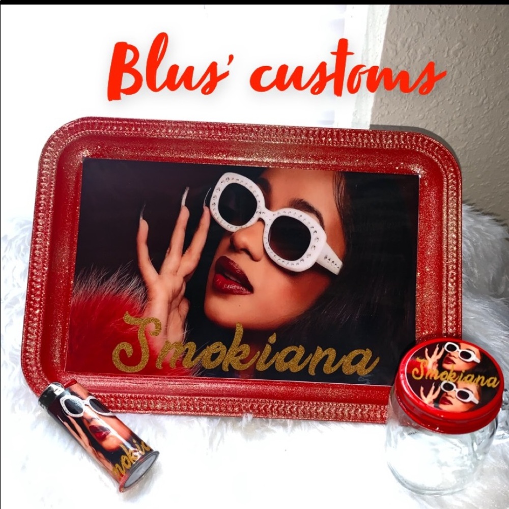 Smokiana Rolling Tray Set